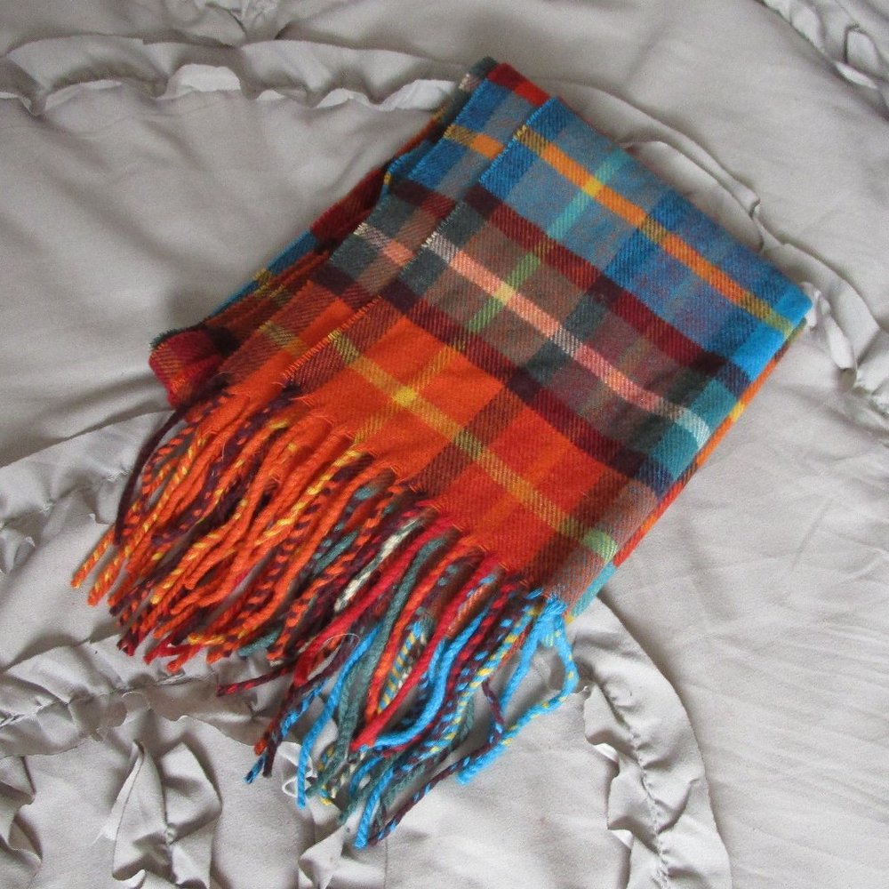 cashmere viscose blend scarf